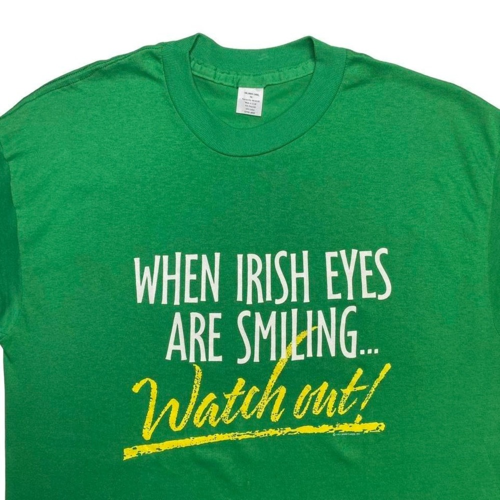 Vintage Hallmark Cards‎ x St Patrick's Patty's Day holiday x Irish green shirt
